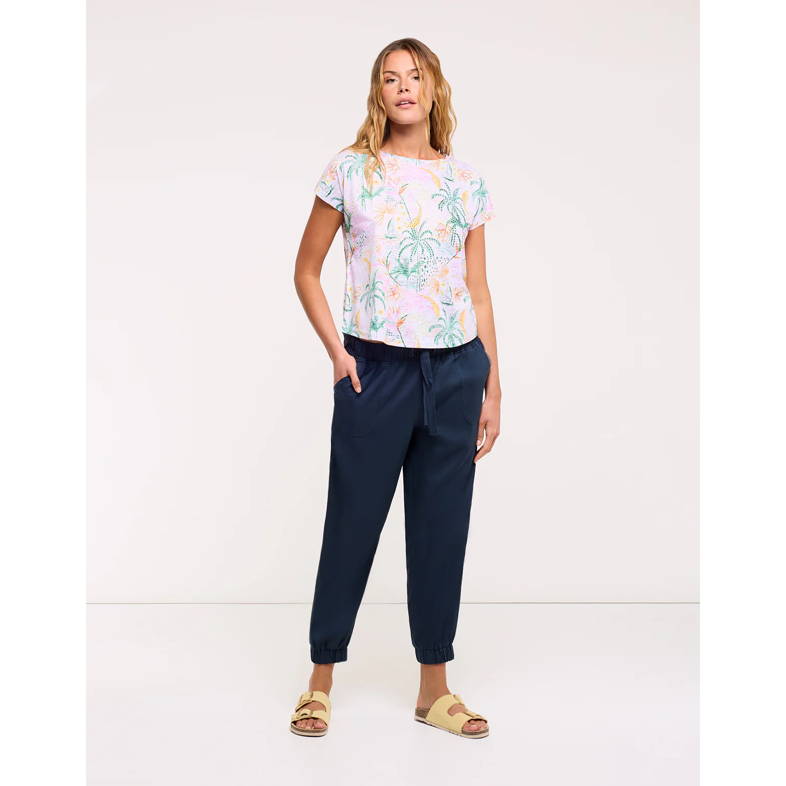 Camiseta Palmeras Multicolor - Triche
