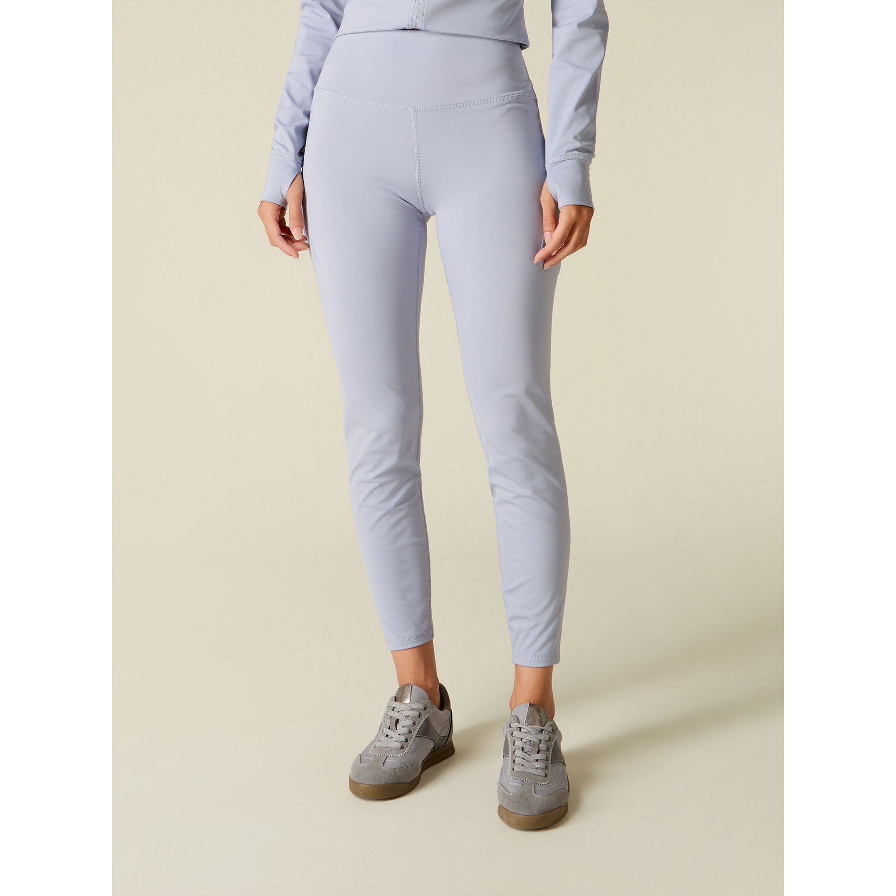 Oltre - Leggings sportivi in tessuto tecnico - Azzurro