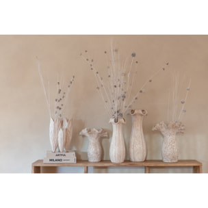 J-Line vase - argile/glace - beige clair - large