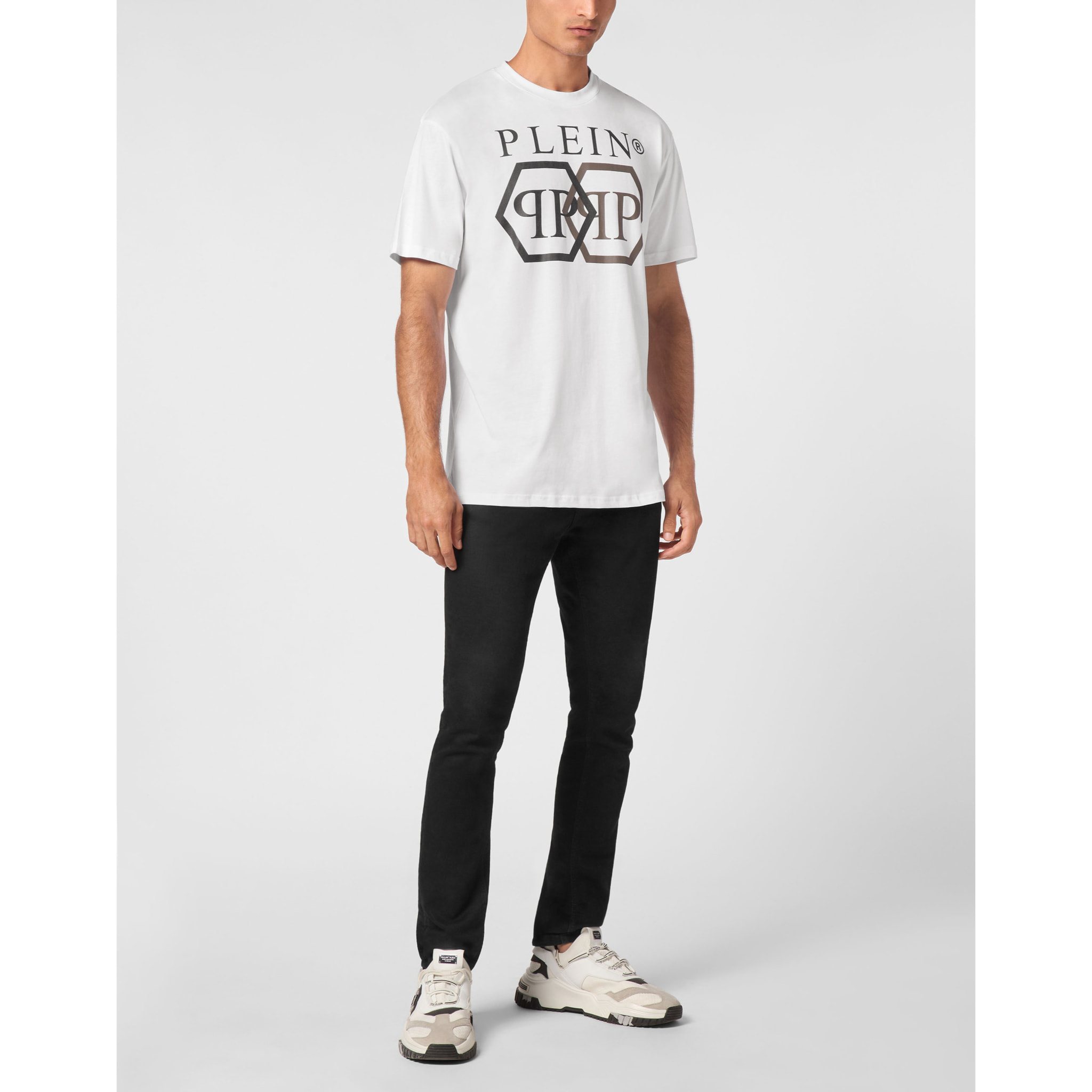 PHILIPP PLEIN Maglietta a girocollo HEXAGON