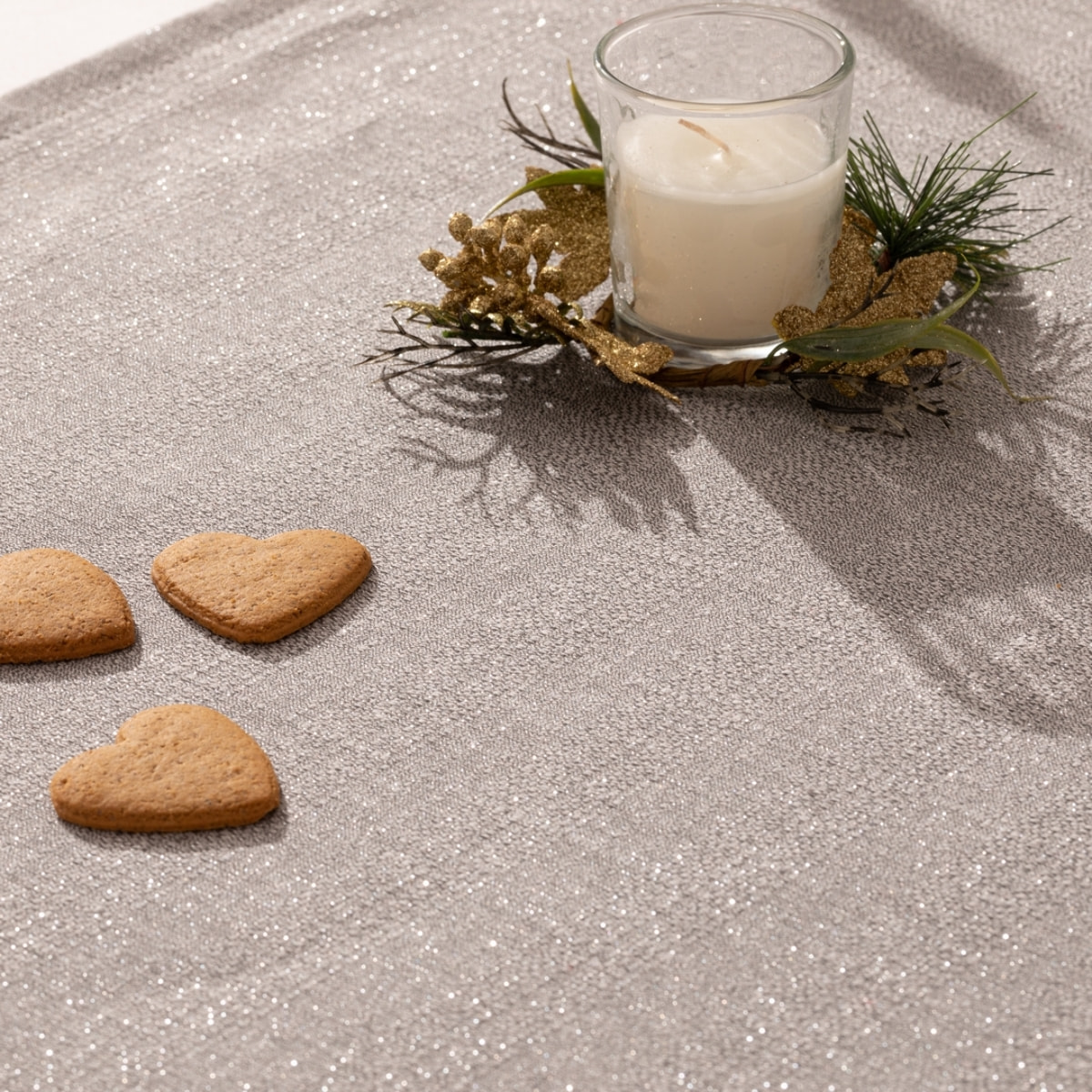 Mantel antimanchas INDIV. EVOLET GRIS-PLATA (2 ud.)