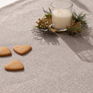 Mantel antimanchas INDIV. EVOLET GRIS-PLATA (2 ud.)