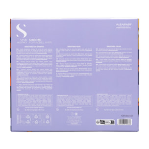 ALFAPARF MILANO Set Holiday Semi Di Lino Smooth Shampoo 250ml + Mask 200ml + Leave In 125m