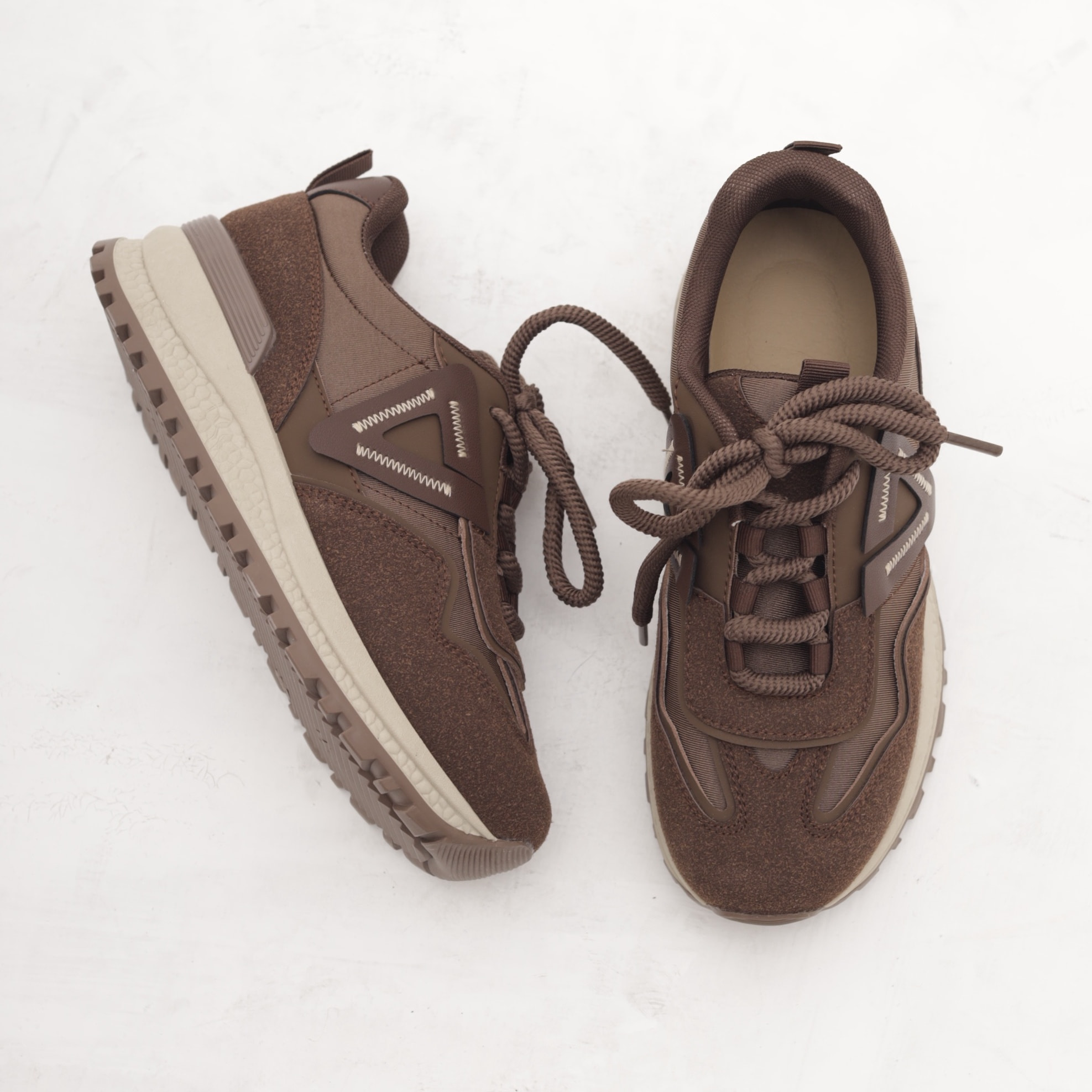 SNEAKERS RUNNING TRIANGLE TESTA DI MORO