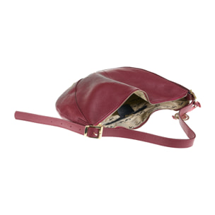 Borsa a spalla da donna Made in Italy - Modello Aveline - 100% pelle - 45.0 x 24.0 x 8.0 cm