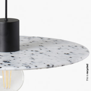 CONFETTI 300 Lampe suspension en marmoreal recyclé ø30cm