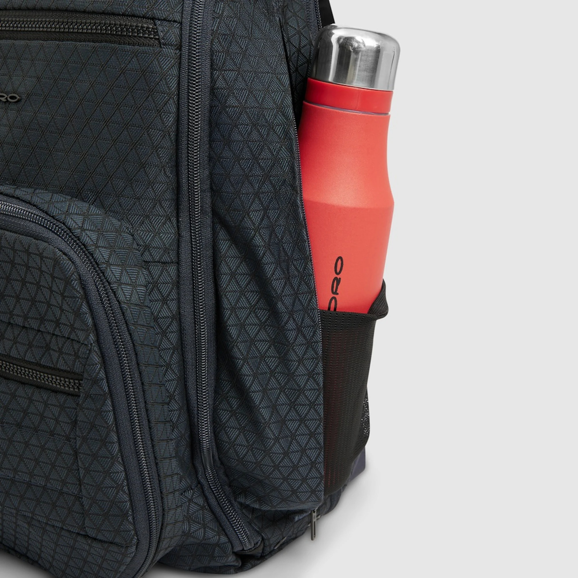 Piquadro Zaino da viaggio pieghevole porta pc con sistema di sicurezza e protezione antiurto