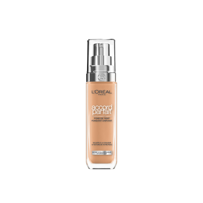 L'Oréal Paris Accord Parfait Fond de Teint Fluide 7.D Ambre Dorée 30ml