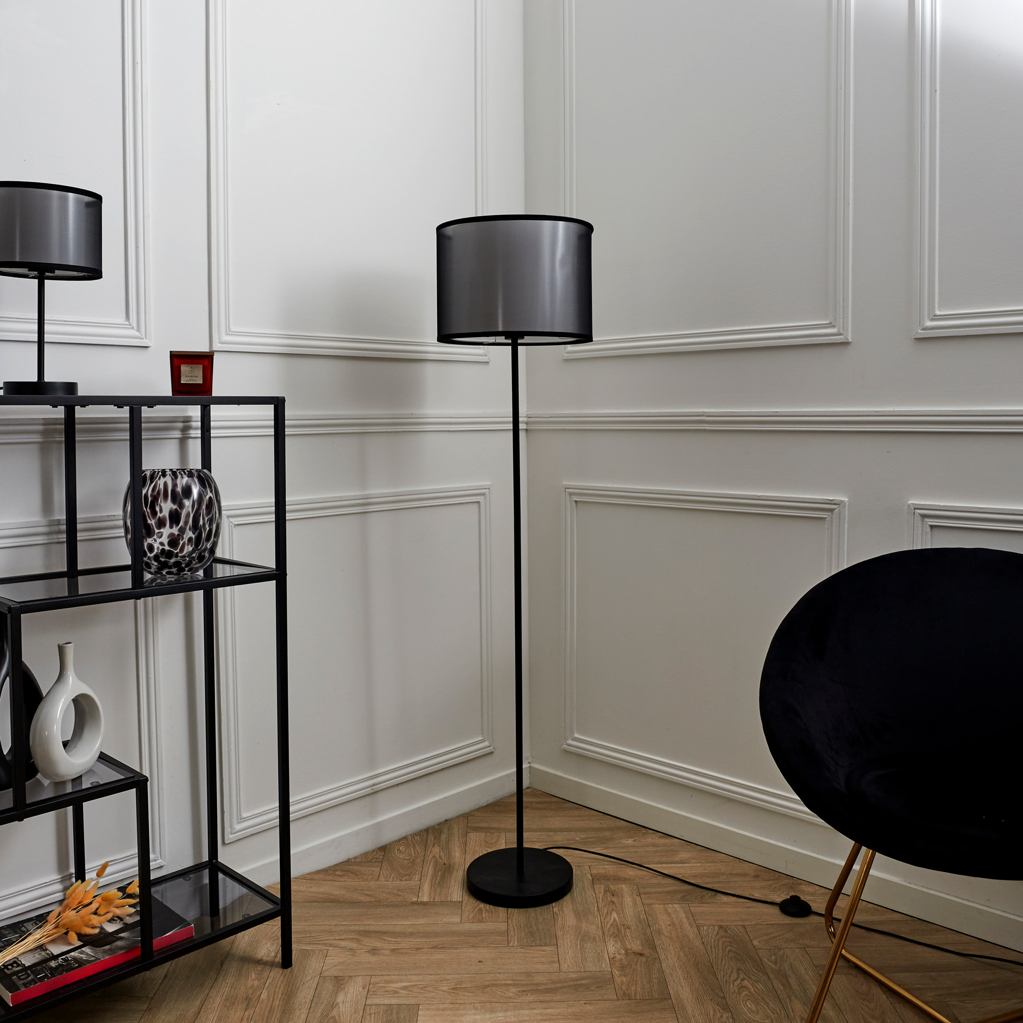 Lampadaire Double Abatjour
