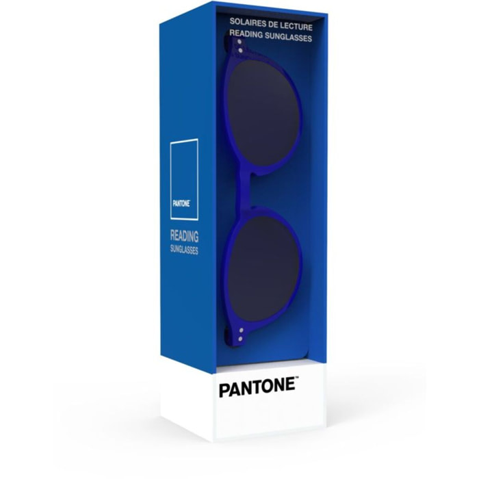 Lunette de lecture solaire PANTONE Bleu elec num 2 +2.0 solaire lecture