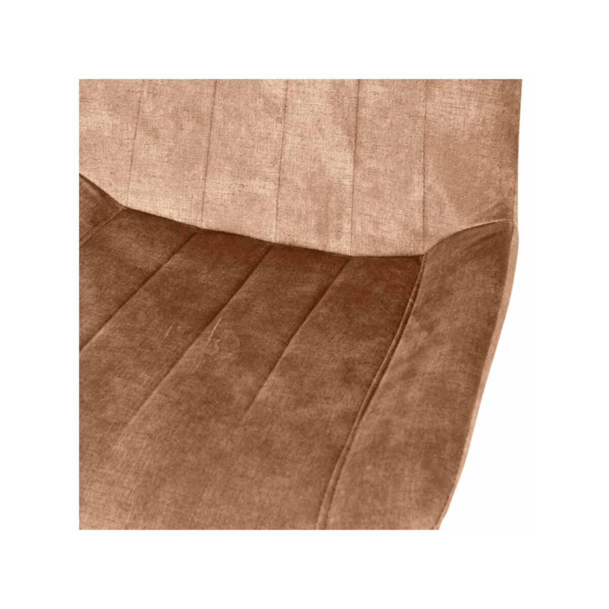 Tabouret de bar rembourré et capitonné en velours - EMMA 2