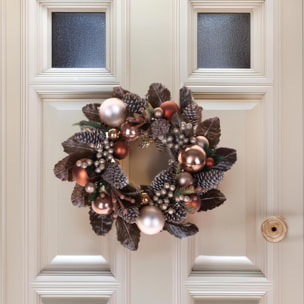 Corona natalizia - Pezzi 1 - 56xH18x56cm - Bianchi Dino SpA