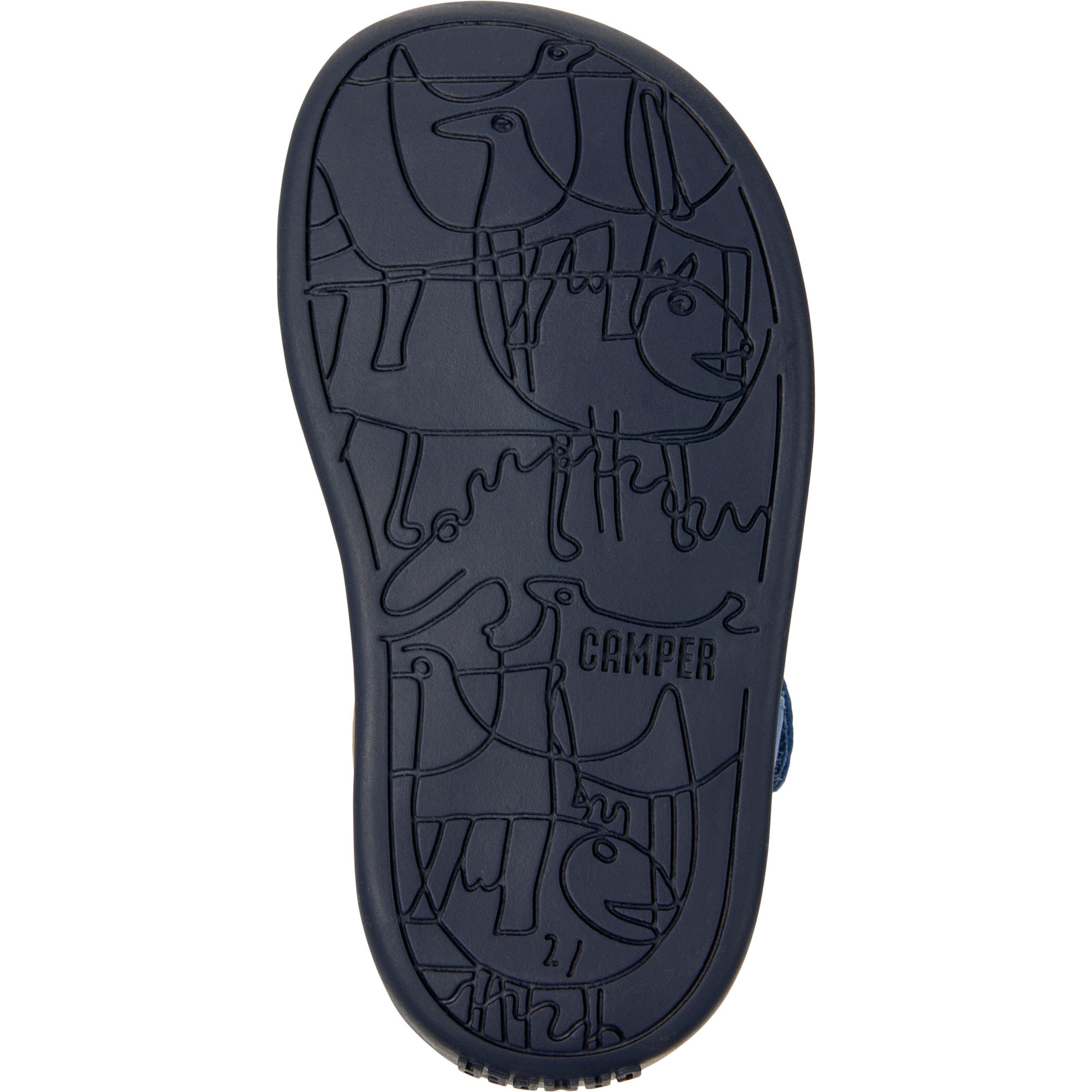 Sandali - CAMPER Bicho - Blu - Pelle liscia