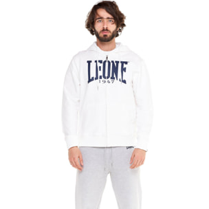 Felpa da uomo con cappuccio e zip Leone 1947 Apparel