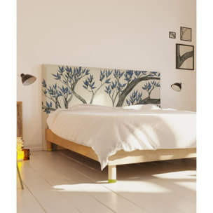 Tête de lit Arbre bleu | Largeur au choix