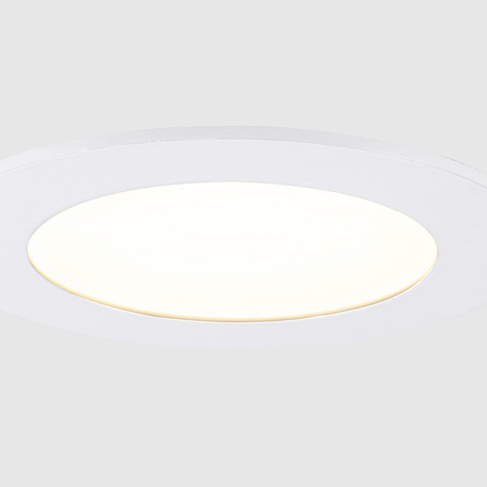 Forlight Easy Round Ø170mm downlight en formato circular con luz led blanco neutro 4000K en color blanco