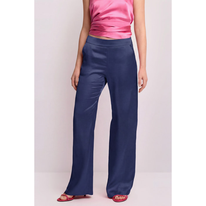 Kocca - Pantaloni eleganti a palazzo Donna, Tinta unita