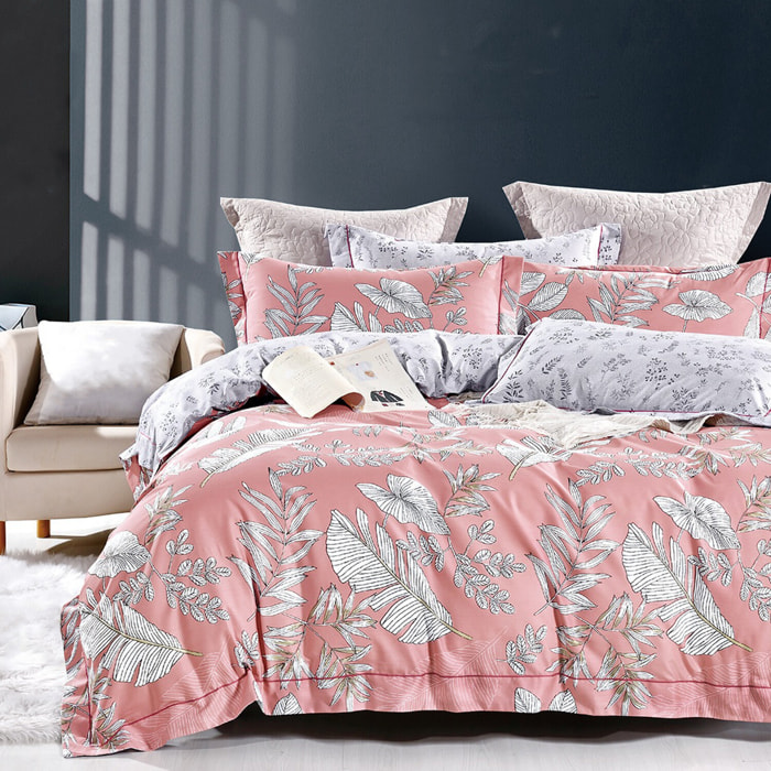 Parure housse de couette en polycoton - naêva