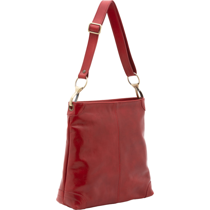 Borsa a spalla  da donna In Vera pelle Made in Italy 32x32x11 cm