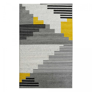 Tapis salon et chambre tissé motif géométrique FALE