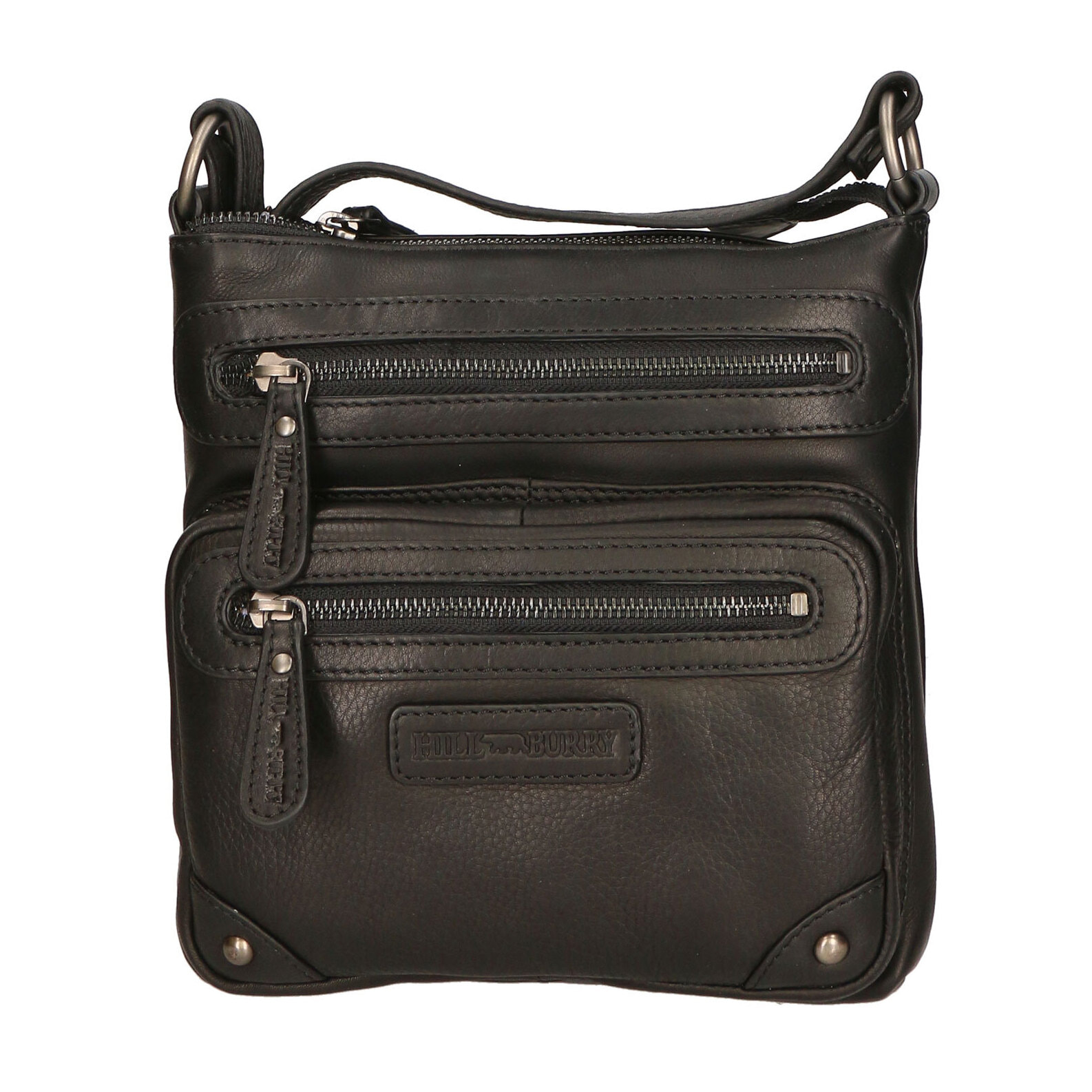 Borsa a tracolla  da uomo In Vera pelle Made in Italy 22x23x5 cm