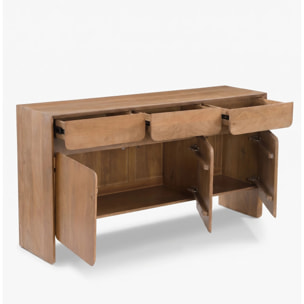 Buffet en bois de manguier marron clair - Achille
