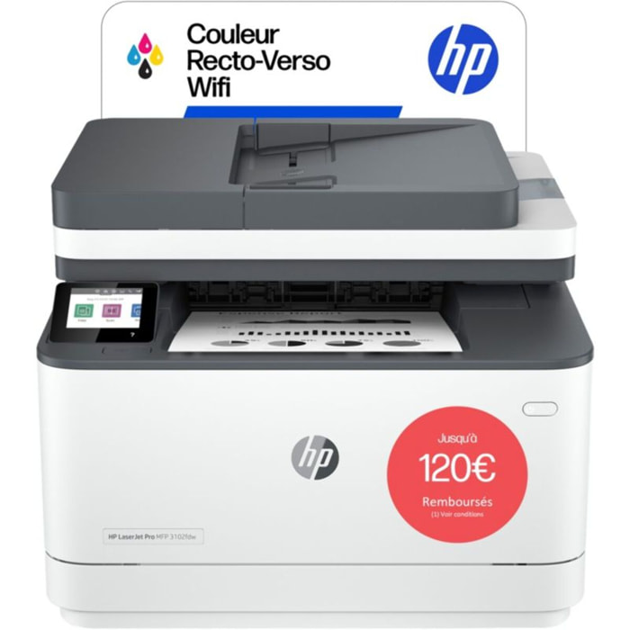 Imprimante multifonction HP MFP 3102fdw