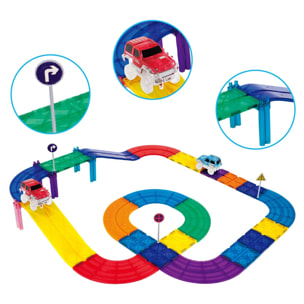 PICASSO TILES PISTA DE CARRERAS MAGNETICA 30 PIEZAS