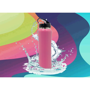 Borraccia Termica Thermos Caldo-Freddo Modello Sport Rosa