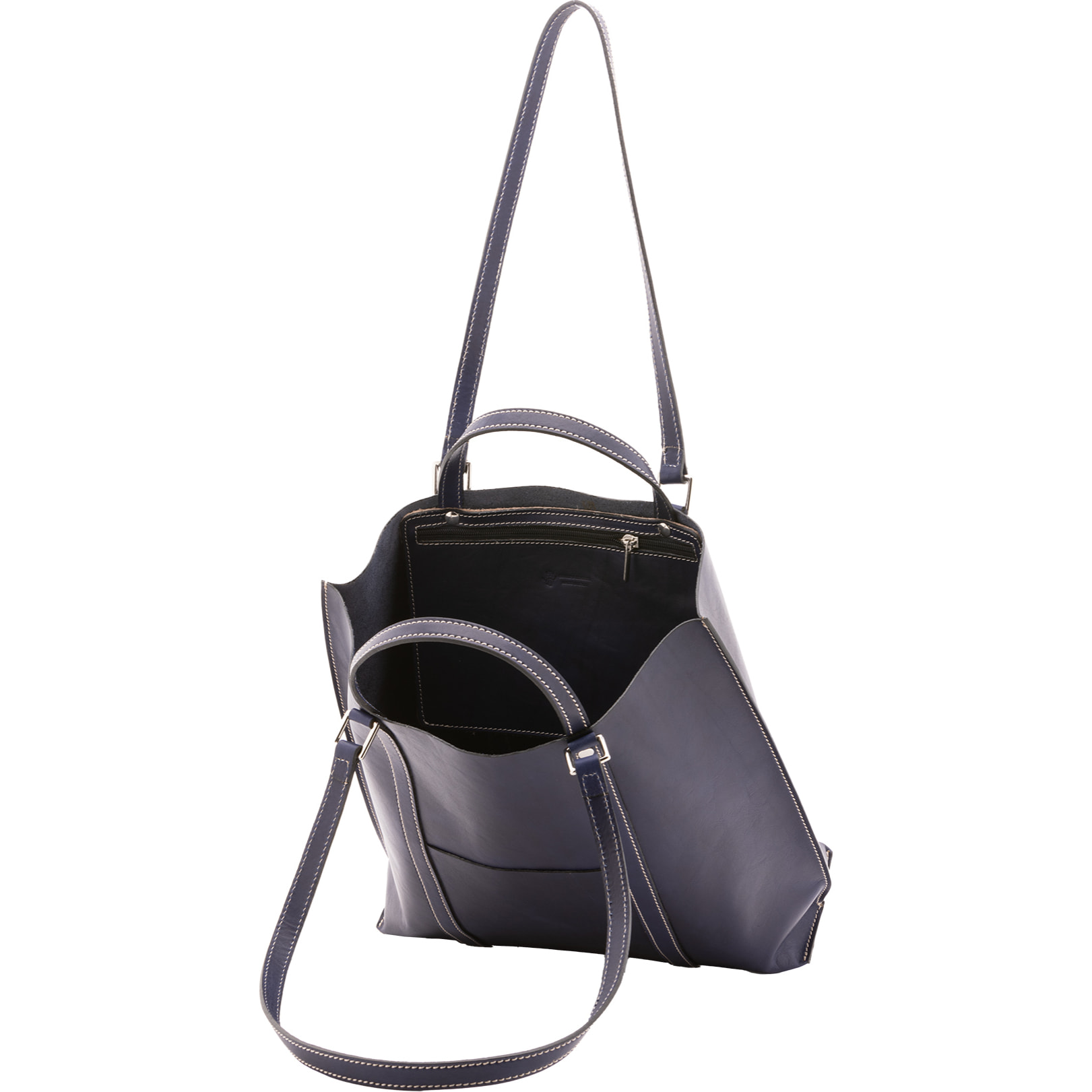 Borsa a spalla  unisex In Vera pelle Made in Italy 36x10x35 cm