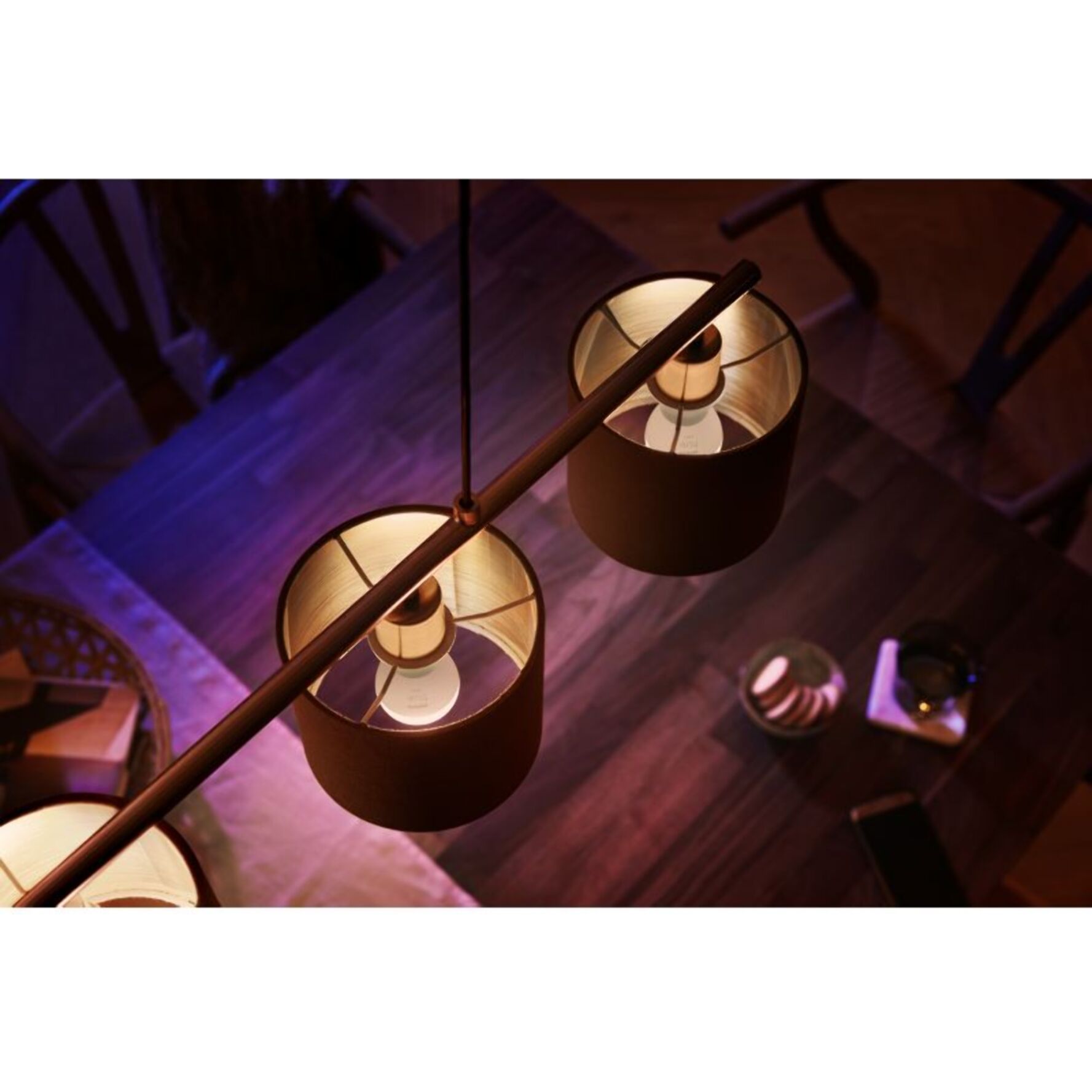 Ampoule LED connectée PHILIPS HUE E14 White Sphérique pack de 2