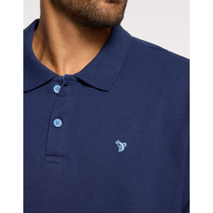 Polo Manga Corta Azul Oscuro - Tome