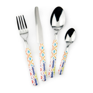 Servizio 24 posate Excelsa – Maioliche, Acciaio Multicolore