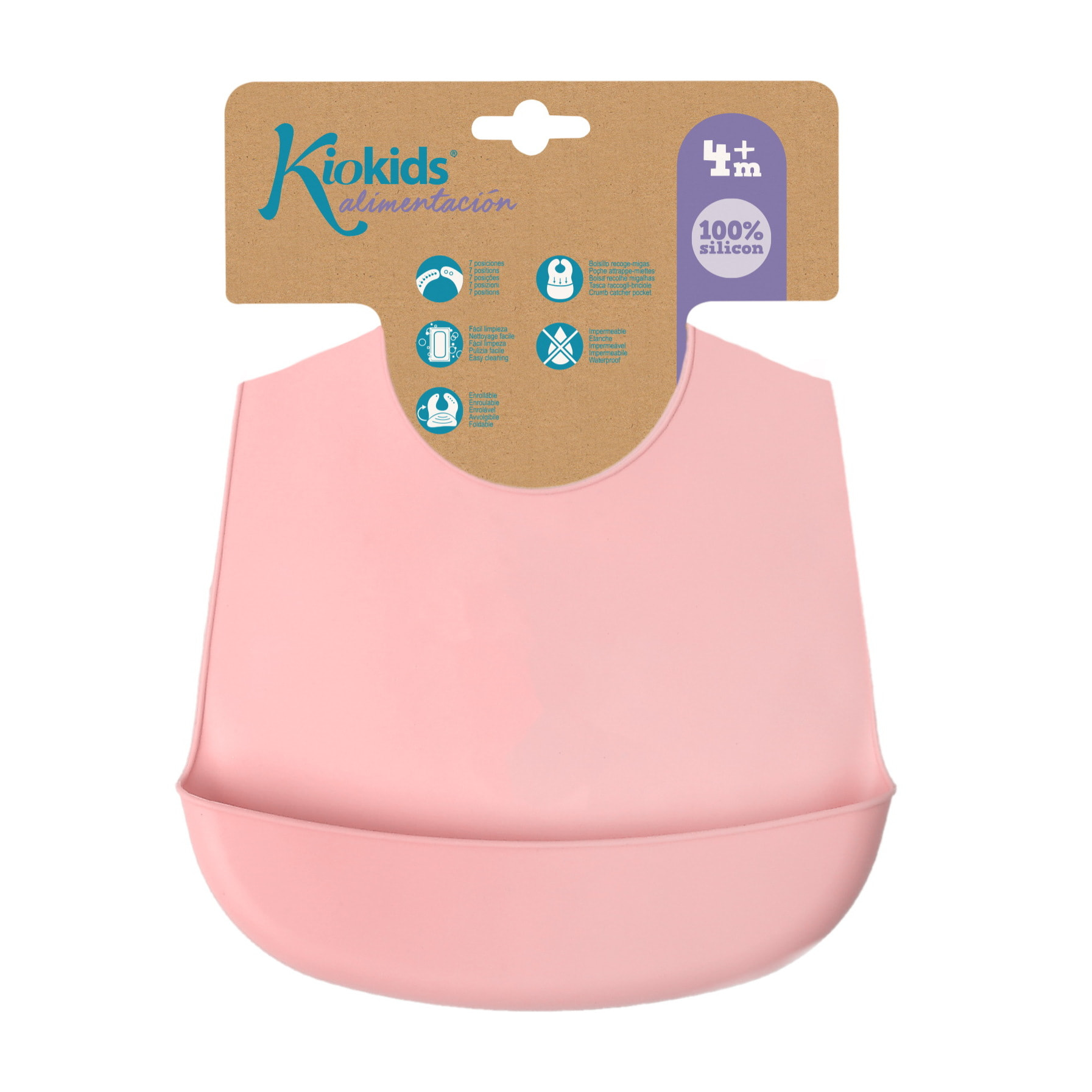 BABERO BLANDITO SILICONA ROSA