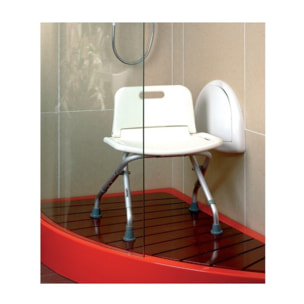 Siège de douche ajustable pliable MSV