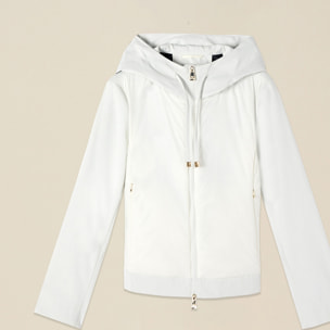 Oltre - Plumífero lightweight combinado - Blanco