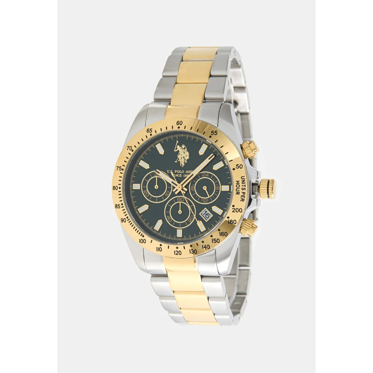 Cronografo U.S. Polo Assn. In acciaio