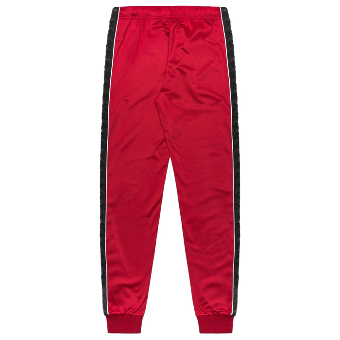 Pantaloni Kappa Donna 222 Banda Wrastoria Slim Rosso