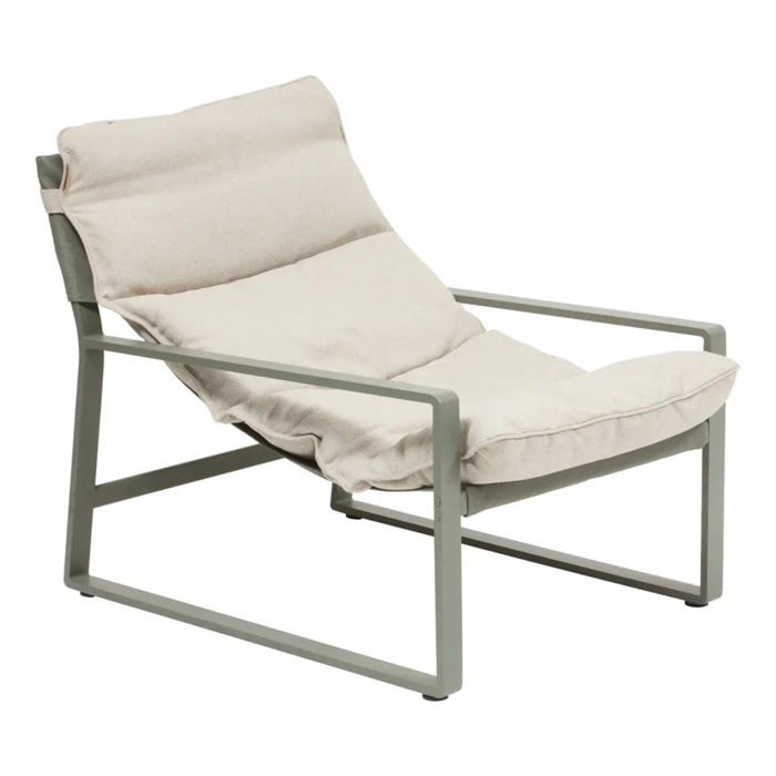 Fauteuil relax de jardin Lambinio vert laurier