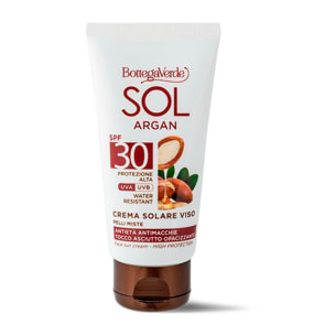 SOL Argan - Crema solare viso - SPF30 protezione alta