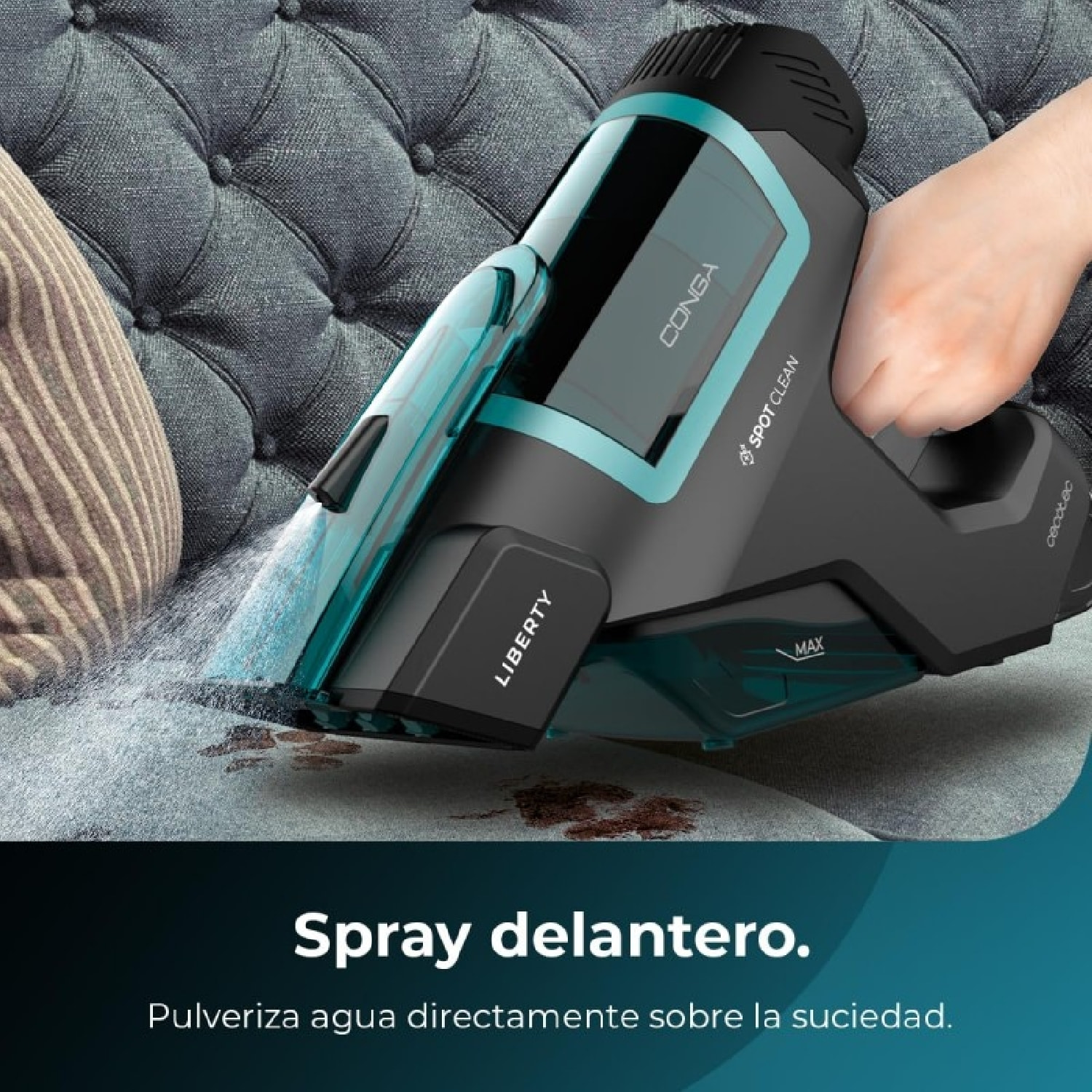 Cecotec Aspirateur de tapisserie Conga Hand Carpet&Spot Clean 2500, 50W, 3en1: P