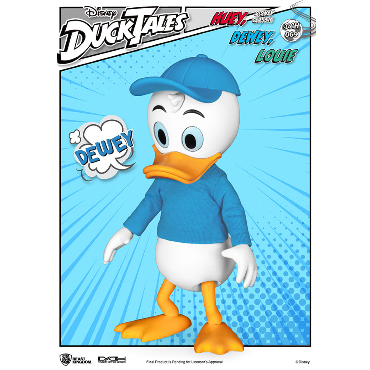 Duck Tales Huey Dewey Louie Dah Action Figura Beast Kingdom