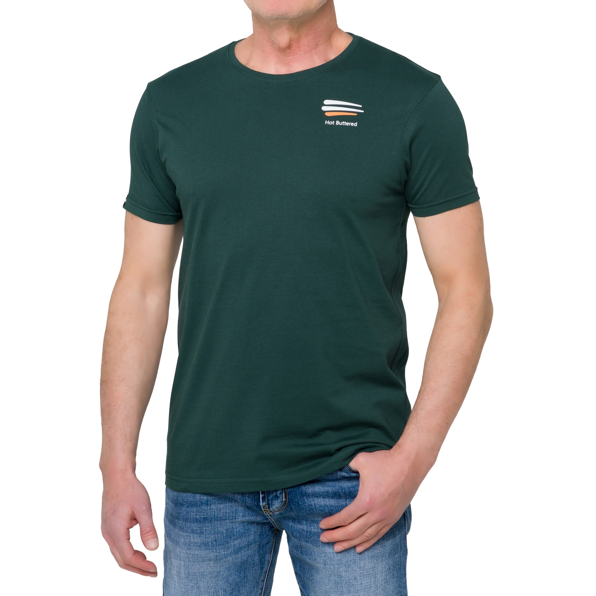 Camiseta de algodón 150 gr Hot Buttered Oceanik Verde