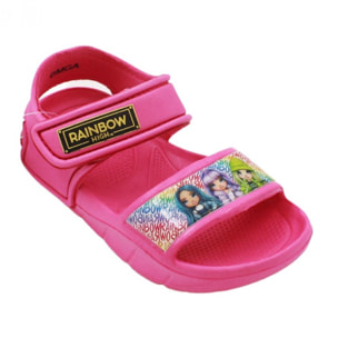 Sandalo Mare Rainbow High Fuxia Lei Easy Shoes Rosa