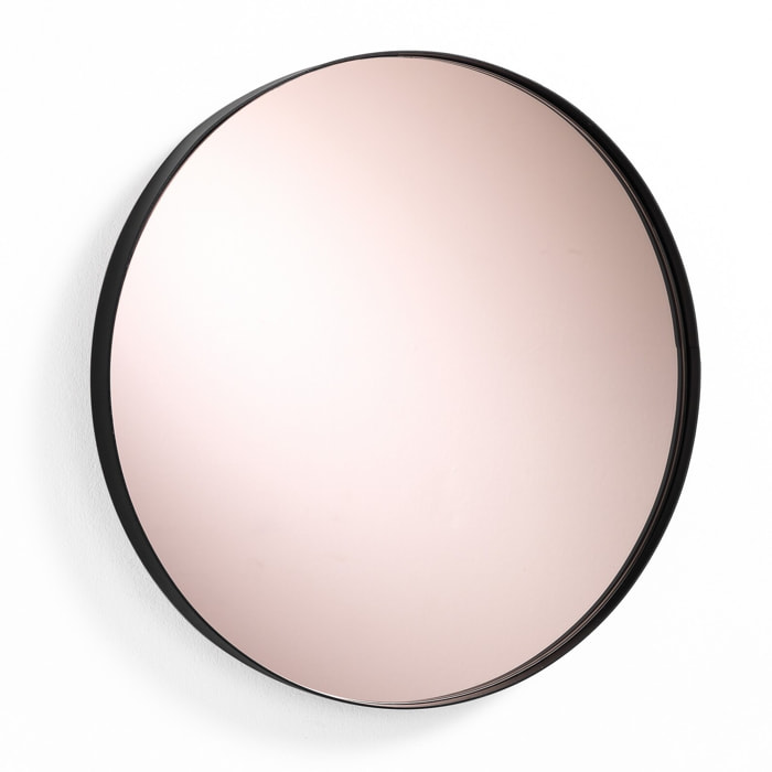Tomasucci Miroir mural ROND AFTERLIGHT Noir