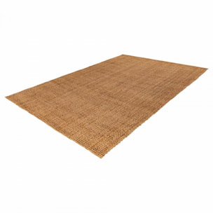 Tapis  en jute tissé main SUSI Beige motif uni à chevrons