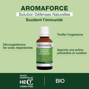 Pranarom - Solution Défenses naturelles aux Huiles Essentielles - Bio - 30 ml
