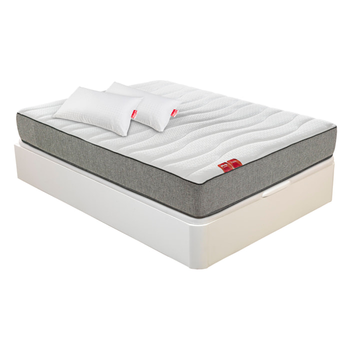 Colchón Viscoelástico + Canapé Abatible + Almohada | ENVIO, ENTREGA Y RETIRADA INCLUIDO | Ultra