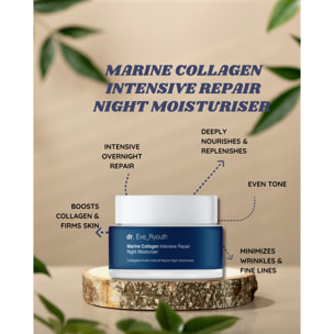 Hidratante De Noche Reparadora Intensiva Con Colágeno Marino 50 ml