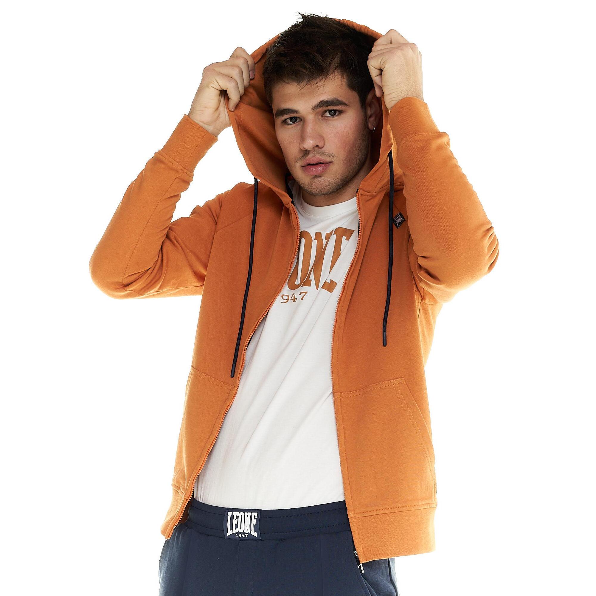 Chándal de hombre Leone con capucha y cremallera completa Shades